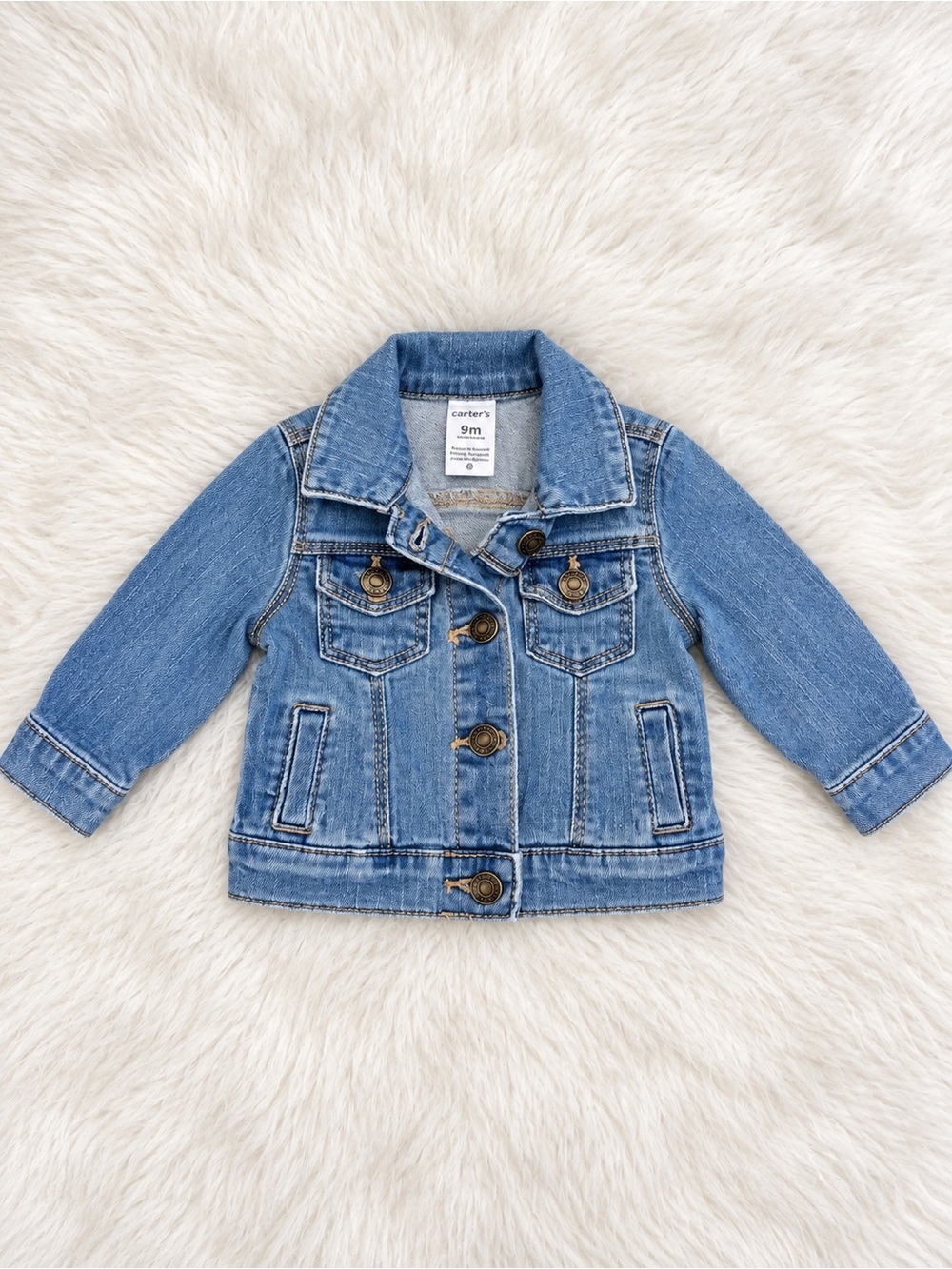 Carter's Blue Denim Trucker Jacket for Kids